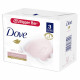 Dove Pink Rosa Bathing Soap Bar 125 g (Pack of 3) | With Moisturising Cream for Softer, Glowing Skin & Body | Nourish Dry Skin more than Ordinary Soap