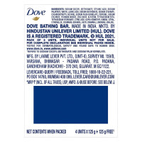 Dove Cream Beauty Bathing Soap Bar 125g (4+1 Free Combo) | With Moisturising Cream for Softer Skin & Body, Nourishes Dry Skin more than Ordinary Soap Dove Cream Beauty Bathing Soap Bar 125g (4+1 Free Combo) | With Moisturising Cream for Softer Skin & Body, Nourishes Dry Skin more than Ordinary Soap