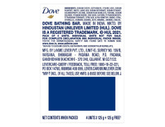Dove Cream Beauty Bathing Soap Bar 125g (4+1 Free Combo) | With Moisturising Cream for Softer Skin & Body, Nourishes Dry Skin more than Ordinary Soap