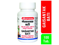 Baidyanath Gaisantak Bati - 100 Tablets | Ayurvedic Supplement for Acidity & Stomach Health