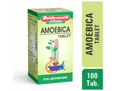 Baidyanath Amoebica I Ayurvedic Diarrhea Medicine I 740 g Pack of 1-100 Tab
