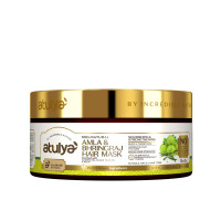 Atulya Amla & Bhringraj Hair Mask | Herbal Hair Mask | Mask for Healthy & Strong Hair | Paraben, Sulphate, Silicone & Mineral Oil Free | Suitable for All Hair Types