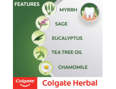 Colgate Herbal Toothpaste, 600g (200g x 3), With Goodness of Natural Ingredients for Healthy Teeth, Anticavity, strong teeth