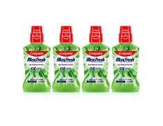 Colgate Maxfresh Plax Antibacterial Mouthwash, 99% Germ Removal, 24/7 Fresh Breath - 1000ml (Pack of 250ml X4), (Fresh Tea)
