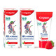 Colgate Kids Anticavity Toothpaste 6-9 Years, 160g (80g x 2), Natural Strawberry Mint Flavour, 0% Artificial