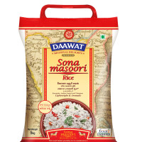 Daawat Sona Masuri 5 kg - Premium Quality Rice for Daily Consumption