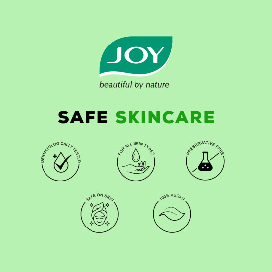 Joy Pure Aloe Vera Gel for Face & Body (300ml) with Natural Moisturisers & Pro Vitamin B5 | 99% Pure Aloe Gel for Hydrating Dry & Damaged Skin | Non Sticky & Quick Absorbing