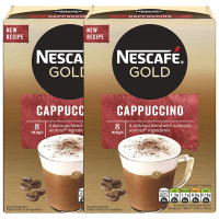 Nescafe Gold Cappuccino, 2 x 124 g