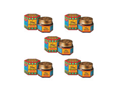 Tiger Balm Red Ointment For Effective Relief From Muscular Aches, Sprains & Pain - 21ml | Ayurvedic Balm | Pack of 5
