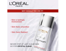 L'Oreal Paris Revitalift Crystal Micro-Essence, Ultra-lightweight facial essence, With Salicylic Acid, For Clear Skin, (pack of 2) 22ml+22ml