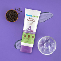 Mamaearth Retinol with Retinol & Bakuchi for Fine Lines and Wrinkles Face Wash (100 ml).
