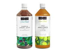 Kapiva Karela Jamun Juice + Amla Juice | Power Combo for Blood Sugar Control and General Wellness (1L+1L)
