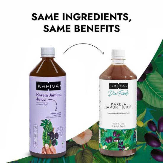 Kapiva Karela Jamun Juice + Amla Juice | Power Combo for Blood Sugar Control and General Wellness (1L+1L)