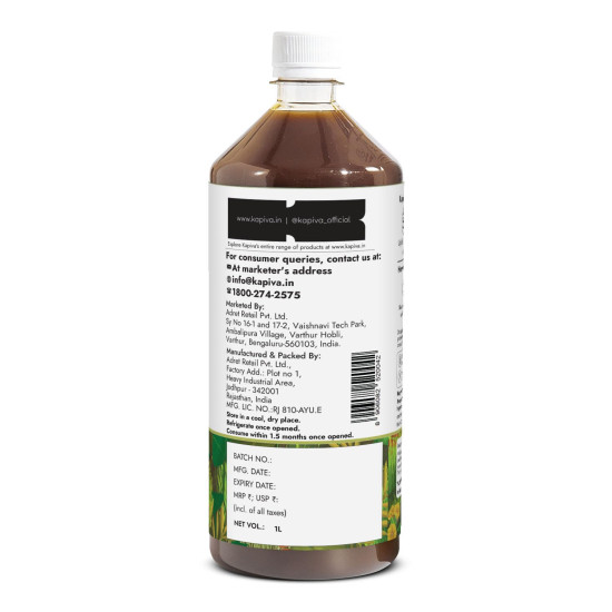 Kapiva Aloe Vera Juice + Wheatgrass Juice | Ayurvedic Combo for Better Digestion, General Wellness, and Skin Care (1L+1L)