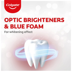 Colgate Visible White Instant teeth whitening Toothpaste, Pack of 400g (100g X 4), with Optic Brighteners for Instant White Teeth , Enamel Protection & Plaque Removal, Colgate Toothpaste with Dazzling Mint for Fresh Breath
