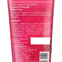 Jovees Herbal Strawberry Face Wash with Strawberry Extracts | For Normal to Dry Skin | For Women/Men | For Hydrating & Glowing Skin 120ml (Pack of 1)