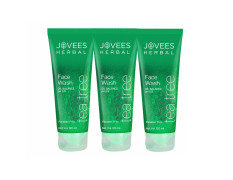 Jovees Herbal Tea Tree Oil Control Face Wash | For Women/Men | For Oily & Acne Prone Skin | With Vitamin E & Tea Tree Oil | Prevents Pimple & Acne Breakout 120 ML (Pack of 3)