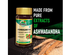 Zandu Ashwagandha Capsules, With Goodness of Natural Extracts of Ashwagandha, Helps Boost Immunity and Useful for Natural Body Strength, Stress Buster - (Pack of 60 Veg capsules x 2)