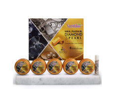NutriGlow Platinum Diamond Gold and Pearl Facial kit 6-Pieces Skin Care Kit For Women, 250 gm+10ml