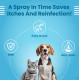 Bark Out Loud Antimicrobial Skin Spray for Pets | for Itching & Wounds | Sodium Hypochloride, Neem & Turmeric Extract | Safe Skin Care Spray for Dogs & Cats, Puppies & Kittens - (100 ml)
