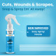 Bark Out Loud Antimicrobial Skin Spray for Pets | for Itching & Wounds | Sodium Hypochloride, Neem & Turmeric Extract | Safe Skin Care Spray for Dogs & Cats, Puppies & Kittens - (100 ml)