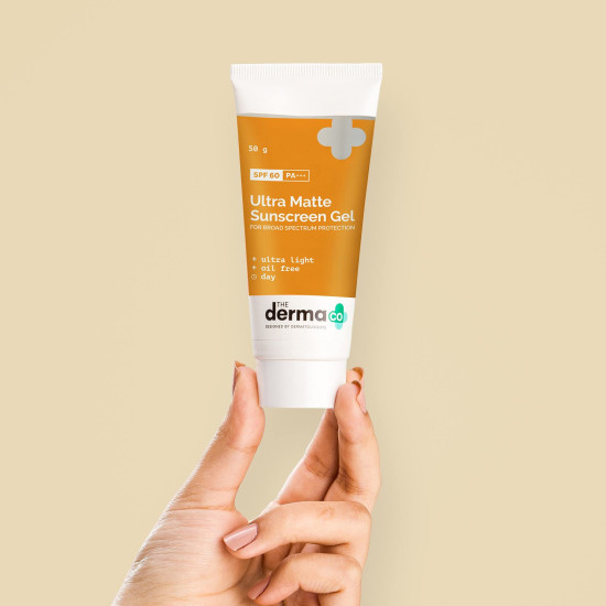 The Derma Co Ultra Matte Sunscreen Gel with SPF 60