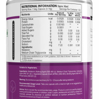 HealthyHey Nutrition Melatonin 120 vegetable capsules 5mg - Promotes Sleep and Relaxation