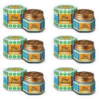 Tiger Balm White Ointment | 21ml each | Pack of 6 | Ayurvedic Pain Relief Balm | for Fast Effective Relief from Headache, Stuffy Nose, Nasal Congestion | Combo Pack