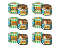 Tiger Balm White Ointment | 21ml each | Pack of 6 | Ayurvedic Pain Relief Balm | for Fast Effective Relief from Headache, Stuffy Nose, Nasal Congestion | Combo Pack