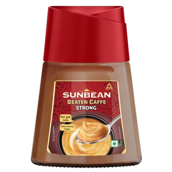 Sunbean Beaten Caffe Strong, 125g | Rich, Creamy Strong Beaten Coffee | Whipped Coffee Paste | Jar