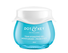 Dot & Key 72HR HYDRATING GEL + Probiotics Moisturizer for Face | With Hyaluronic Acid, Kombucha & Rice Water | Lightweight gel Moisturizer | For Dull, Tired & Uneven Skin Tone I For All Skin Types | 60ml