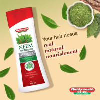Baidyanath Asli Ayurved Baidyanath Neem and Nutgrass Shampoo I Neem Hair Shampoo I Methi For Hair Growth I 450 ML