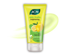 Joy Skin Fruits Lemon Brightening Face Wash 150ml | with Vitamin C for Glowing Skin | Reduces Dark Spots, Removes Excess Oil & Dirt | For Normal to Oily Skin