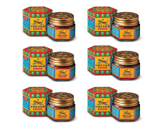 Tiger Balm Red Ointment | 21ml each | Pack of 6 | Ayurvedic Pain Relief Balm | for Effective Relief from Joint Pain, Back Pain, Body Pain, Knee Pain, Muscular Ache & Sprain | Combo Pack