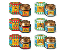 Tiger Balm Red & White Ointment | 21ml each | Pack of 6 | Ayurvedic Pain Relief Balm | Effective Relief from Joint, Body & Knee Pain, Muscular Aches, Sprain, Headache | 3 Red & 3 White | Combo Pack