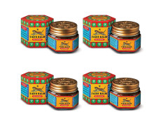 Tiger Balm Red Ointment | 21ml each | Pack of 4 | Ayurvedic Pain Relief Balm | for Effective Relief from Joint Pain, Back Pain, Body Pain, Knee Pain, Muscular Ache & Sprain | Combo Pack