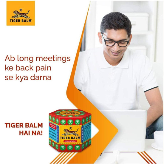 Tiger Balm Red Ointment | 21ml each | Pack of 4 | Ayurvedic Pain Relief Balm | for Effective Relief from Joint Pain, Back Pain, Body Pain, Knee Pain, Muscular Ache & Sprain | Combo Pack Tiger Balm Red Ointment | 21ml each | Pack of 4 | Ayurvedic Pain Relief Balm | for Effective Relief from Joint Pain, Back Pain, Body Pain, Knee Pain, Muscular Ache & Sprain | Combo Pack
