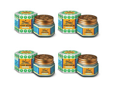 Tiger Balm White Ointment | 21ml each | Pack of 4 | Ayurvedic Pain Relief Balm | for Fast Effective Relief from Headache, Stuffy Nose, Nasal Congestion | Combo Pack