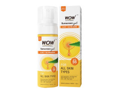 WOW Skin Science Sunscreen Matte Finish - Spf 55 Pa+++ - Very High Broad Spectrum - Uva &Uvb Protection - Quick Absorb - No Parabens, Silicones, Mineral Oil, Oxide, Color & Benzophenone, 100mL