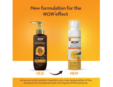 WOW Skin Science Sunscreen Matte Finish - Spf 55 Pa+++ - Very High Broad Spectrum - Uva &Uvb Protection - Quick Absorb - No Parabens, Silicones, Mineral Oil, Oxide, Color & Benzophenone, 100mL