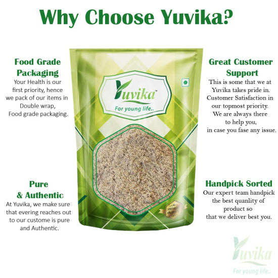 YUVIKA Khus Root Powder Vetiveria Zizanioides Vetiver Root Powder (100 Grams)