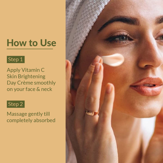 Lotus Botanicals Vitamin C Day Face Cream | 100x Vitamin C | Glowing and Radiant Skin | Hydrating and Moisturising | Sun Protection with SPF 25 and PA+++ | No Toxic Chemicals | For Women and Men| 50g