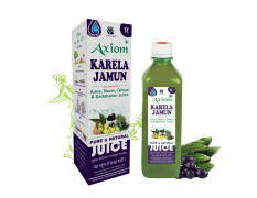 Axiom Karela Jamun Juice | Maintainins Blood Sugar Level | Lowers Bad Cholesterol Levels | For Glowing Skin and Lustrous Hair | Weight Management | Suitable for Diabetes care | 1000mL