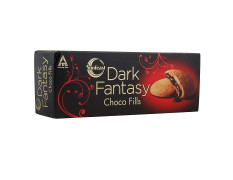 Sunfeast Dark Fantasy Choco Fills Cookie Biscuits, (75g) (Pack Of 10)
