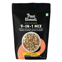 True Elements 9 in 1 Snack Mix 250g - Nuts and Seeds Mix | Mix Seeds for Eating | Diet Snacks | Protein Rich Food