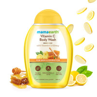 Mamaearth Vitamin C Body Wash with Vitamin C & Honey, Shower Gel for Skin Illumination - 300ml
