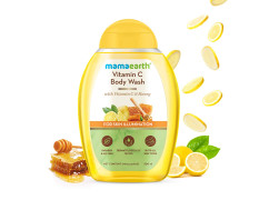 Mamaearth Vitamin C Body Wash with Vitamin C & Honey, Shower Gel for Skin Illumination - 300ml