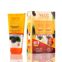 VLCC Anti Tan Skin Lightening Face Wash - 150ml X 2 Buy One Get One (300ml) | With Mulberry & Orange Peel Extract | Protect against Harsh Sun Damage, UAV And UVB Rays VLCC Anti Tan Skin Lightening Face Wash - 150ml X 2 Buy One Get One (300ml) | With Mulberry & Orange Peel Extract | Protect against Harsh Sun Damage, UAV And UVB Rays