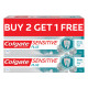 Colgate Sensitive Plus Sensitivity Relief Toothpaste for sensitive teeth, 210g (Buy 2, Get 1 Free) , with Pro Argin formula for Instant Relief from tooth sensitivity