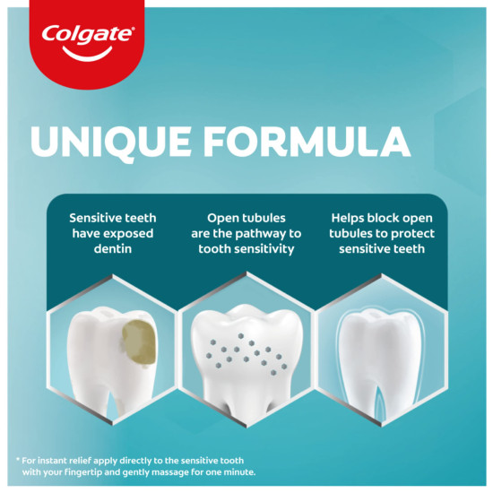 Colgate Sensitive Plus Sensitivity Relief Toothpaste for sensitive teeth, 210g (Buy 2, Get 1 Free) , with Pro Argin formula for Instant Relief from tooth sensitivity